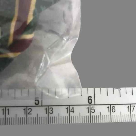 2 Pairs Longaberger Floral And Stripe Print Holiday Cheer Bread Basket Liner - Picture 5 of 8